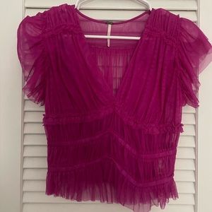 Free People Make Me Smile Top